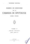 Diario de sesiones de la Cámara de Diputados