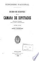 Diario de sesiones de la Cámara de Diputados