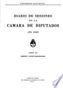 Diario de sesiones de la Cámara de Diputados