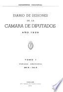 Diario de sesiones de la Cámara de Diputados