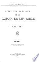 Diario de sesiones de la Cámara de Diputados