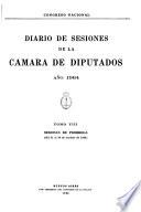 Diario de sesiones de la Cámara de Diputados