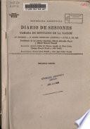 Diario de sesiones de la Cámara de diputados
