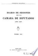 Diario de sesiones de la Cámara de diputados