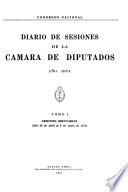Diario de sesiones de la Cámara de Diputados