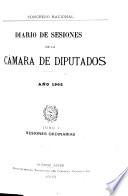 Diario de sesiones de la Cámara de Diputados