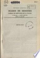 Diario de sesiones de la Cámara de diputados