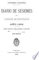 Diario de sesiones de la Cámara de Diputados