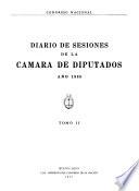 Diario de sesiones de la Cámara de diputados
