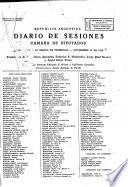 Diario de sesiones de la Cámara de Diputados