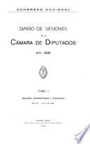 Diario de sesiones de la Cámara de diputados