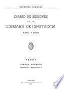 Diario de sesiones de la Cámara de Diputados