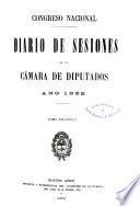 Diario de sesiones de la Cámara de Diputados