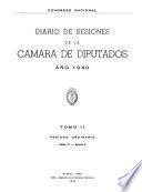 Diario de sesiones de la Cámara de Diputados
