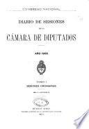 Diario de sesiones de la Cámara de Diputados