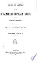 Diario de sesiones de la Cámara de Representantes