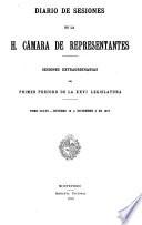 Diario de sesiones de la Cámara de Representantes
