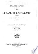 Diario de sesiones de la Cámara de Representantes