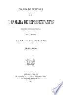 Diario de sesiones de la Cámara de Representantes