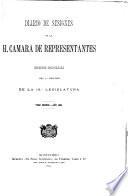 Diario de sesiones de la Cámara de Representantes