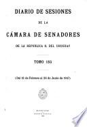 Diario de sesiones de la Cámara de Senadores de la República Oriental del Uruguay