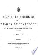 Diario de sesiones de la Cámara de Senadores de la República Oriental del Uruguay