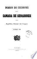 Diario de sesiones de la Cámara de Senadores de la República Oriental del Uruguay