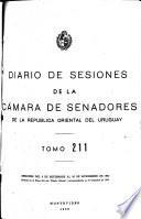 Diario de sesiones de la Cámara de Senadores de la República Oriental del Uruguay