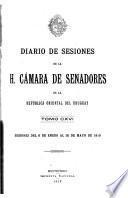 Diario de sesiones de la Cámara de Senadores de la República Oriental del Uruguay