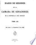 Diario de sesiones de la Cámara de Senadores de la República Oriental del Uruguay