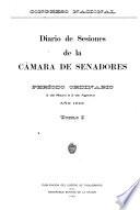 Diario de sesiones de la Cámara de Senadores