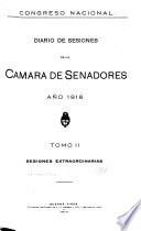 Diario de sesiones de la Cámara de Senadores