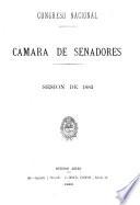 Diario de sesiones de la Cámara de Senadores