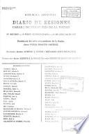 Diario de sesiones de la Cámara de Senadores
