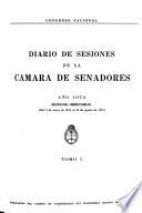 Diario de sesiones de la Cámara de Senadores