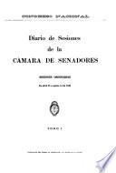 Diario de sesiones de la Cámara de Senadores
