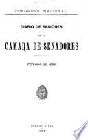 Diario de sesiones de la Cámara de Senadores