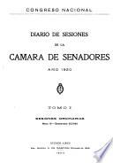 Diario de sesiones de la Cámara de Senadores