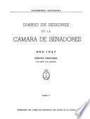 Diario de sesiones de la Cámara de Senadores