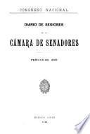 Diario de sesiones de la camara de Senadores