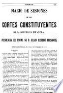 Diario de sesiones de las Cortes Constituyantes de la República Española