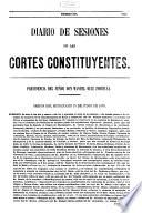 Diario de sesiones de las Córtes Constituyentes de la República Española