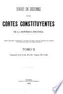 Diario de sesiones de las Córtes constituyentes de la República española