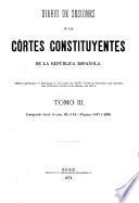Diario de sesiones de las Córtes Constituyentes de la República Española