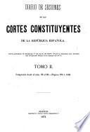 Diario de sesiones de las Córtes Constituyentes de la República Española