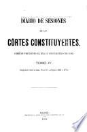 Diario de sesiones de las Córtes constituyentes