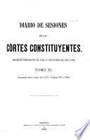 Diario de sesiones de las Córtes constituyentes
