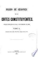 Diario de Sesiones de las Cortes Constituyentes