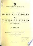Diario de sesiones del Consejo de Estado de la República Oriental del Uruguay