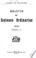 Diario de sesiones del Senado